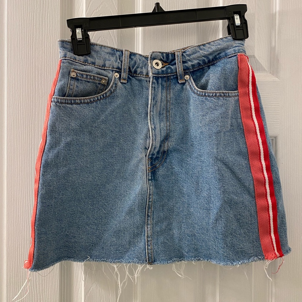 Zara Jean Skirt with red stripe (X-Small)